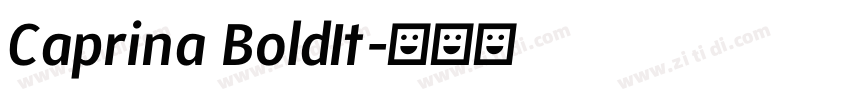 Caprina BoldIt字体转换